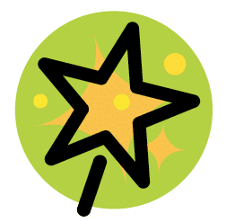 Green wand icon